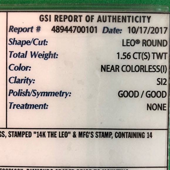 Diamond earrings - Picture 3 of 5